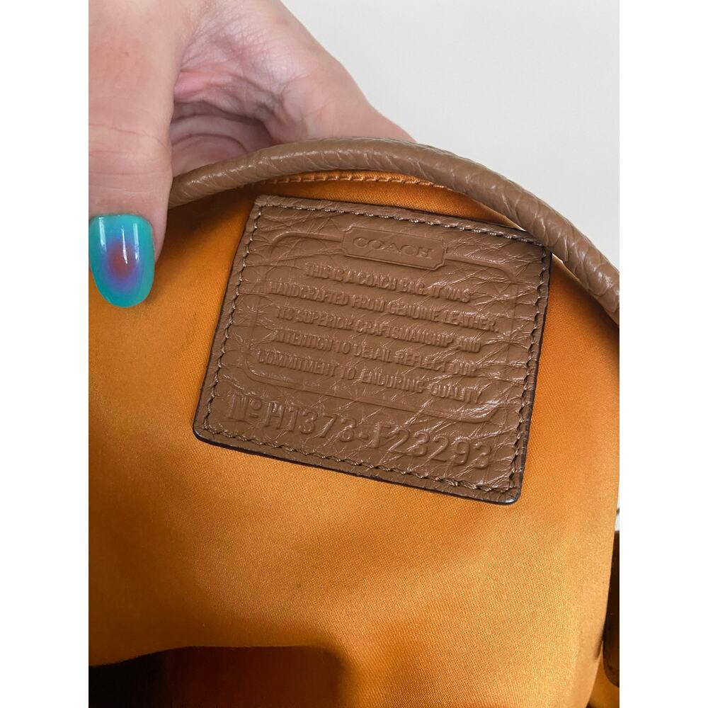 Vintage Coach Parklane Hobo Bag 2013 pebbled leather f23293 - Picture 3 of 10